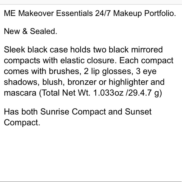 NEW Me Make Over Essentials 24/7 Make Up Porfolio - Picture 6 of 6